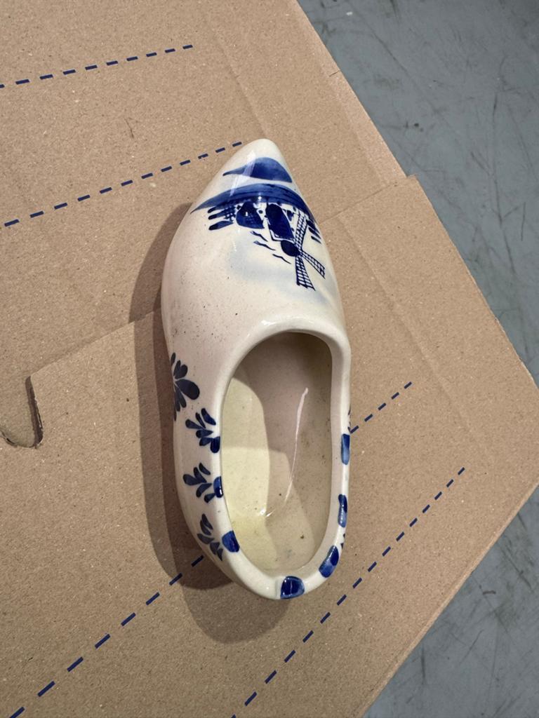 Delfts blauw klompje - 16 cm lang, Antiek en Kunst, Ophalen of Verzenden
