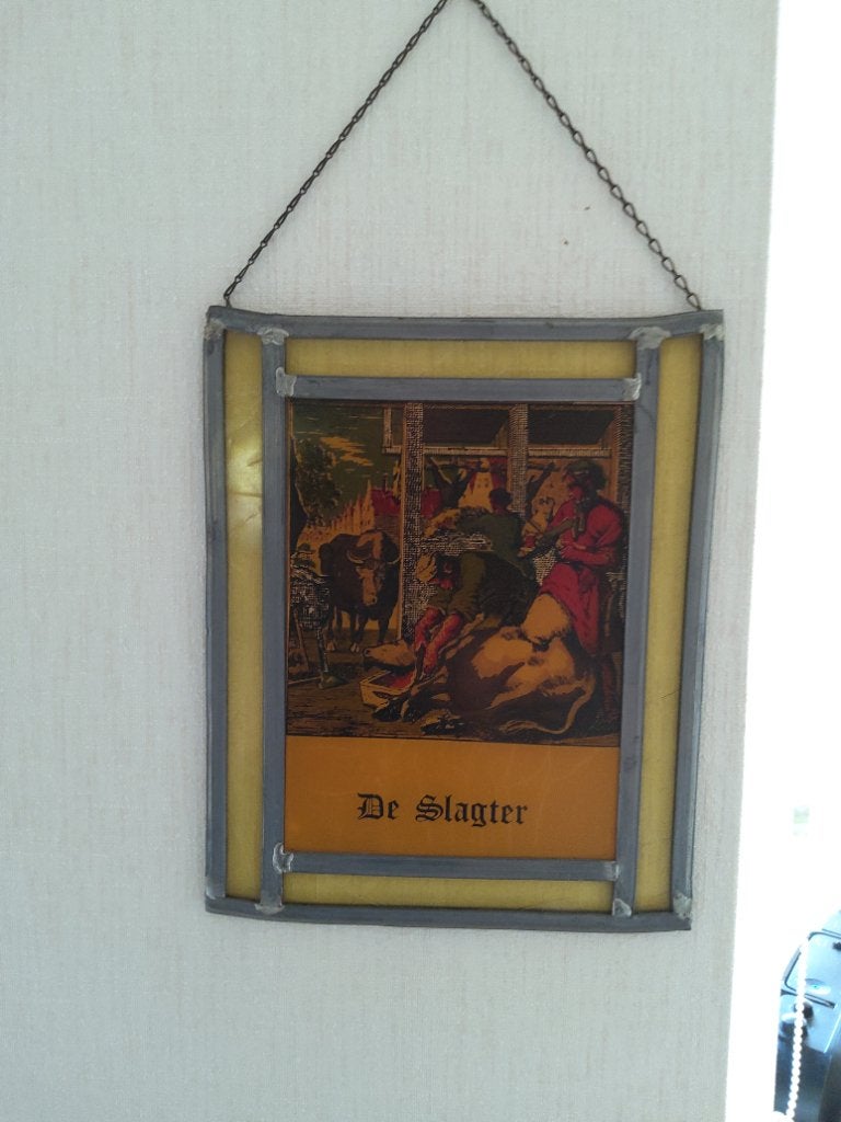Glas in lood, Antiek en Kunst, Ophalen