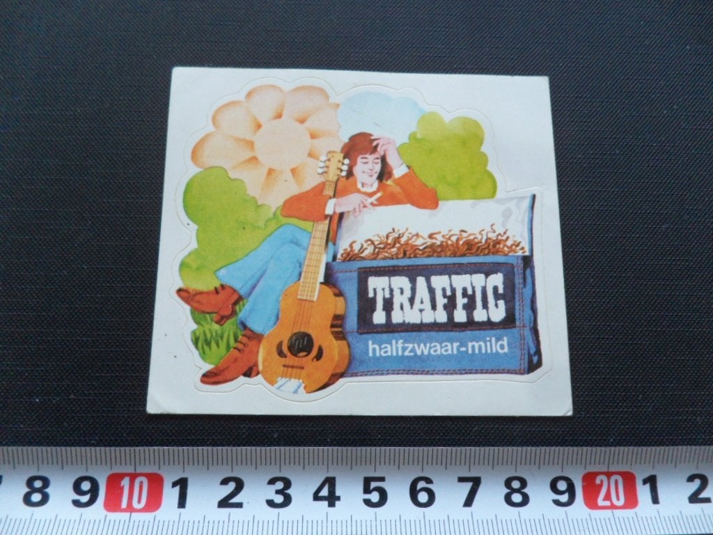 sticker shag tabak traffic halfzwaar - mild, Verzamelen, Ophalen of Verzenden, Zo goed als nieuw