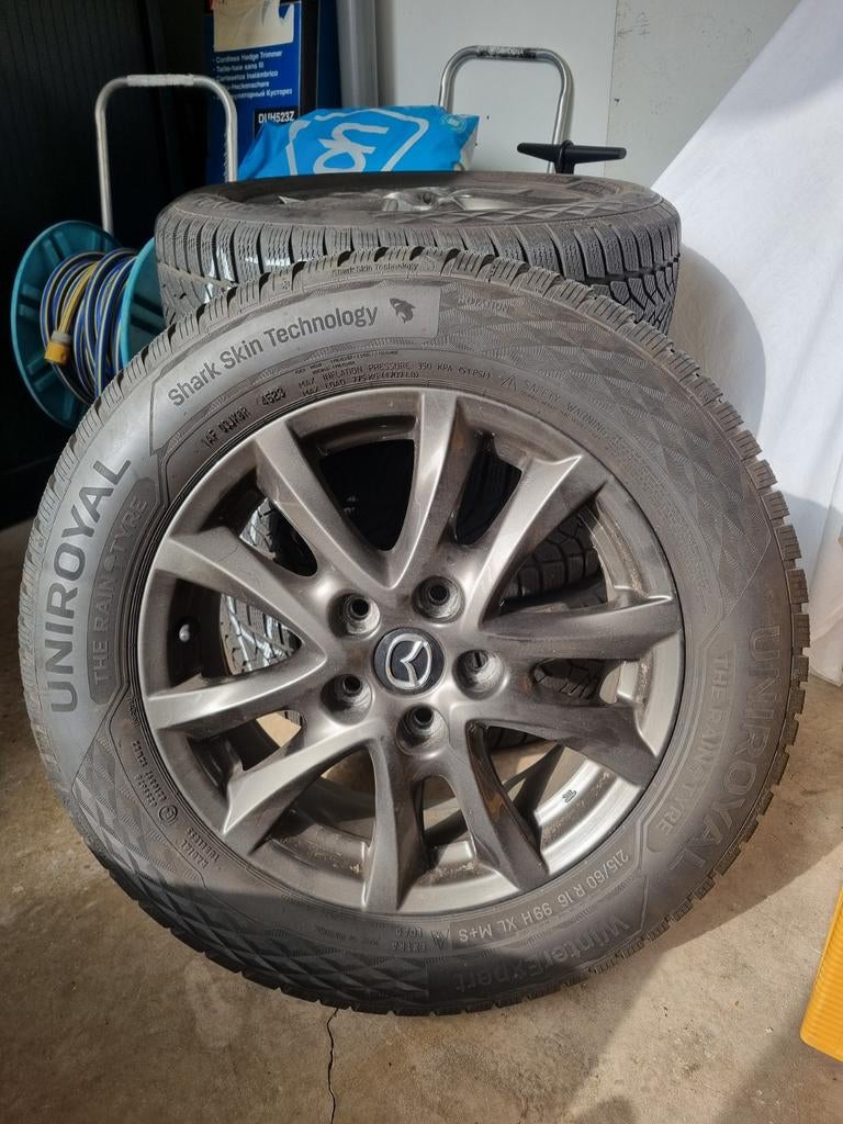 16 inch velgen met Uniroyal winterbanden, Ophalen of Verzenden