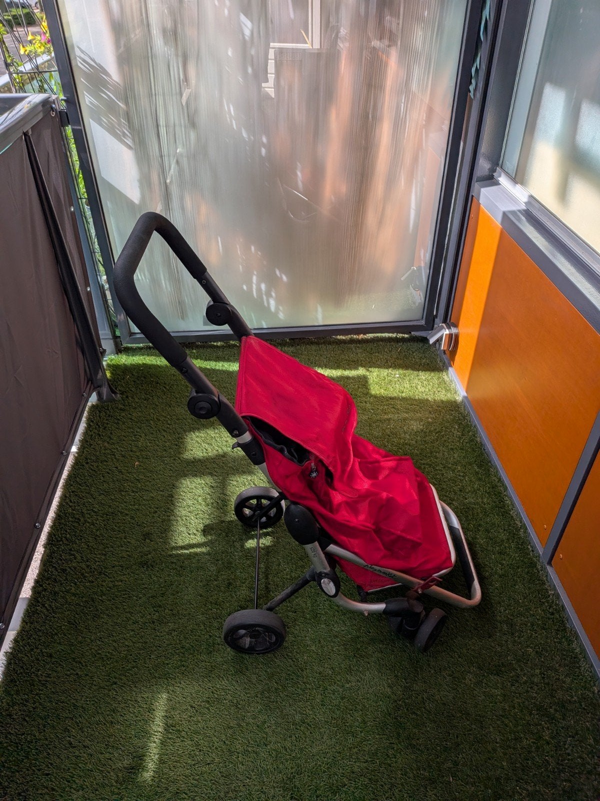 Playmarket boodschappenwagen - Rood, opvouwbaar, Ophalen of Verzenden, Gebruikt