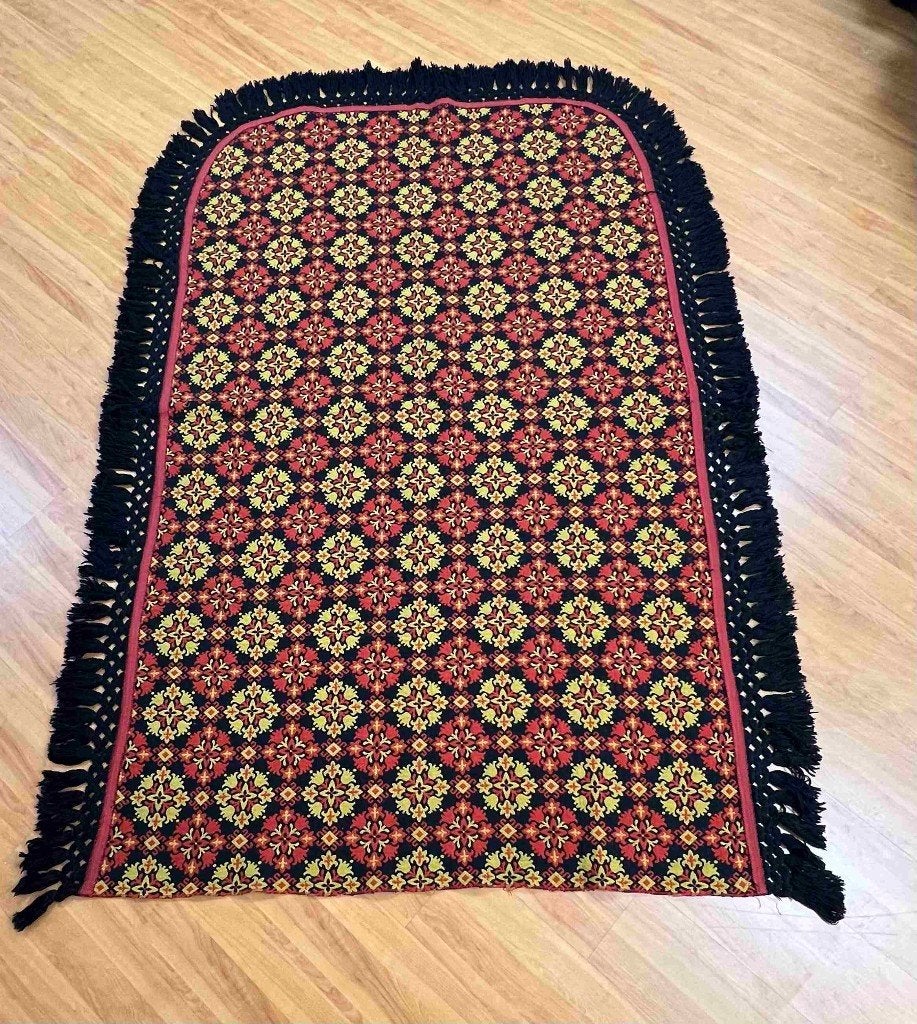 Vintage retro sprei kleed 220/135 cm, Gebruikt, Etten-Leur, DJT@dejuistetoon.eu, Ophalen of Verzenden