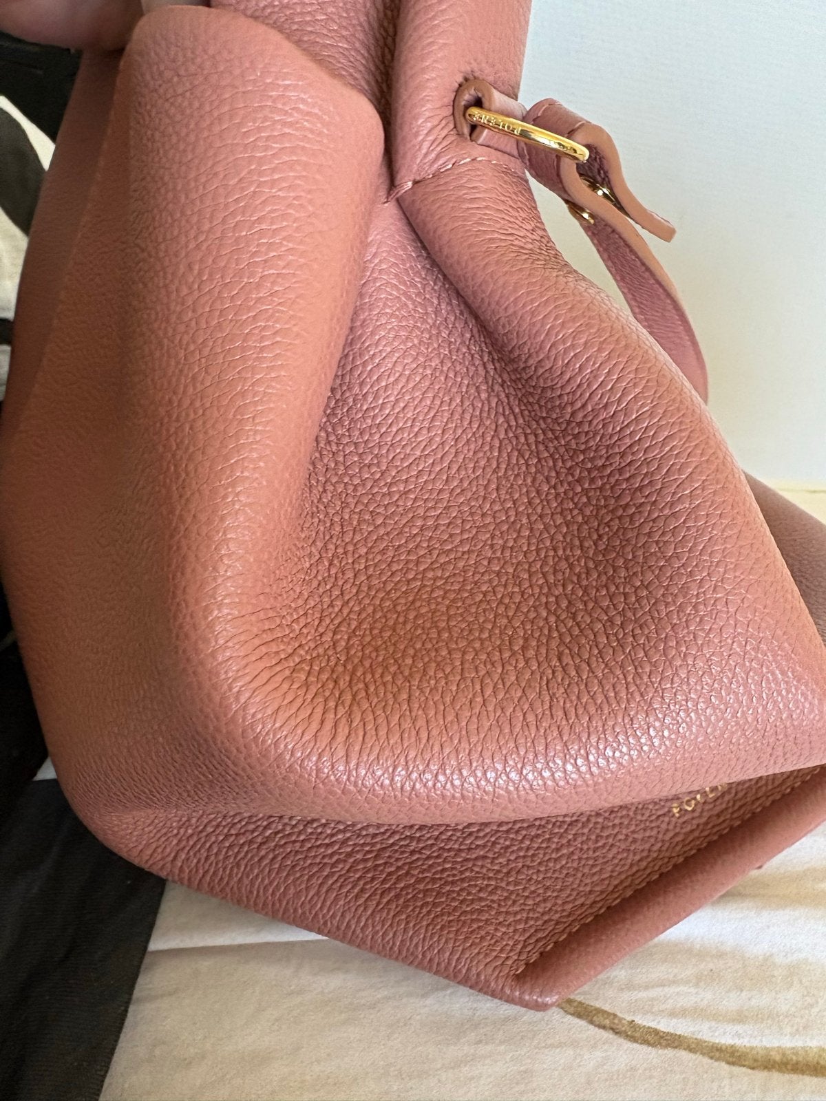 Polène Numéro Huit  tas - Blush, Sieraden, Tassen en Uiterlijk, Ophalen of Verzenden, Zo goed als nieuw, Roze, Handtas