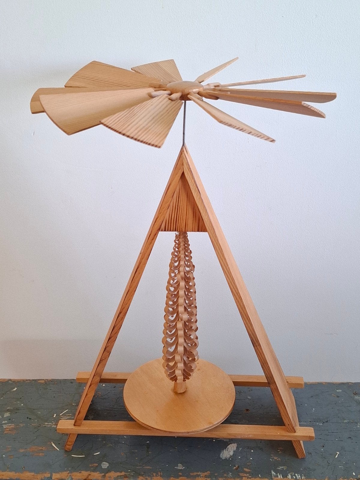 vintage houten Erzgebirge kerstpyramide, Diversen, Verzenden, Gebruikt