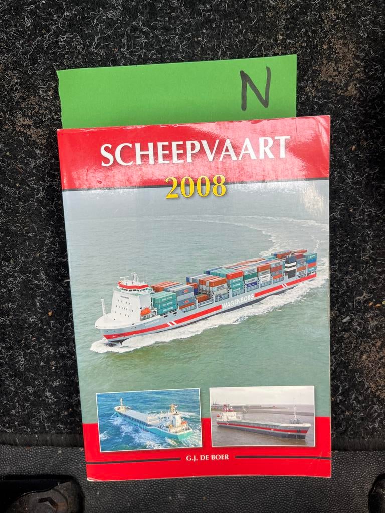 Scheepvaart 2008 - Jaarboek G.J. de Boer, Ophalen of Verzenden, Zo goed als nieuw, Boot