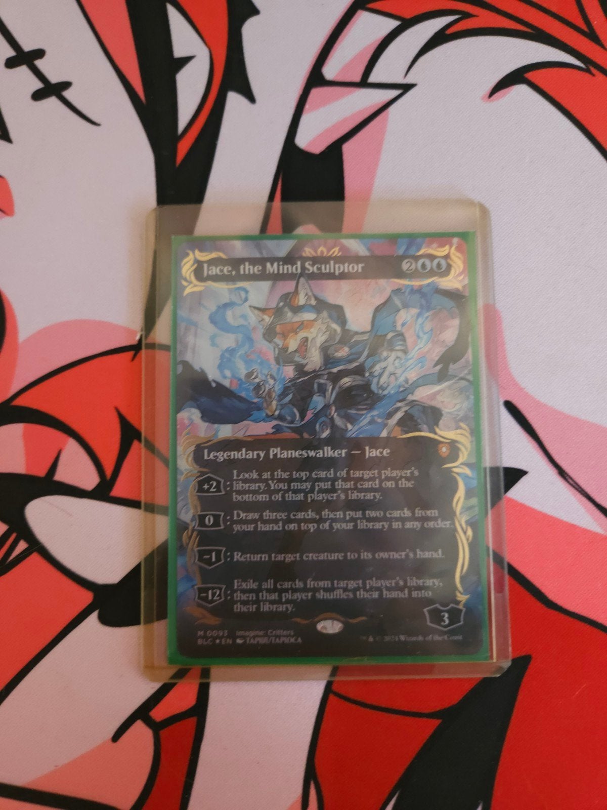 Jace The Mind Sculpter Raised Foil, Ophalen of Verzenden, Zo goed als nieuw, Losse kaart, Foil