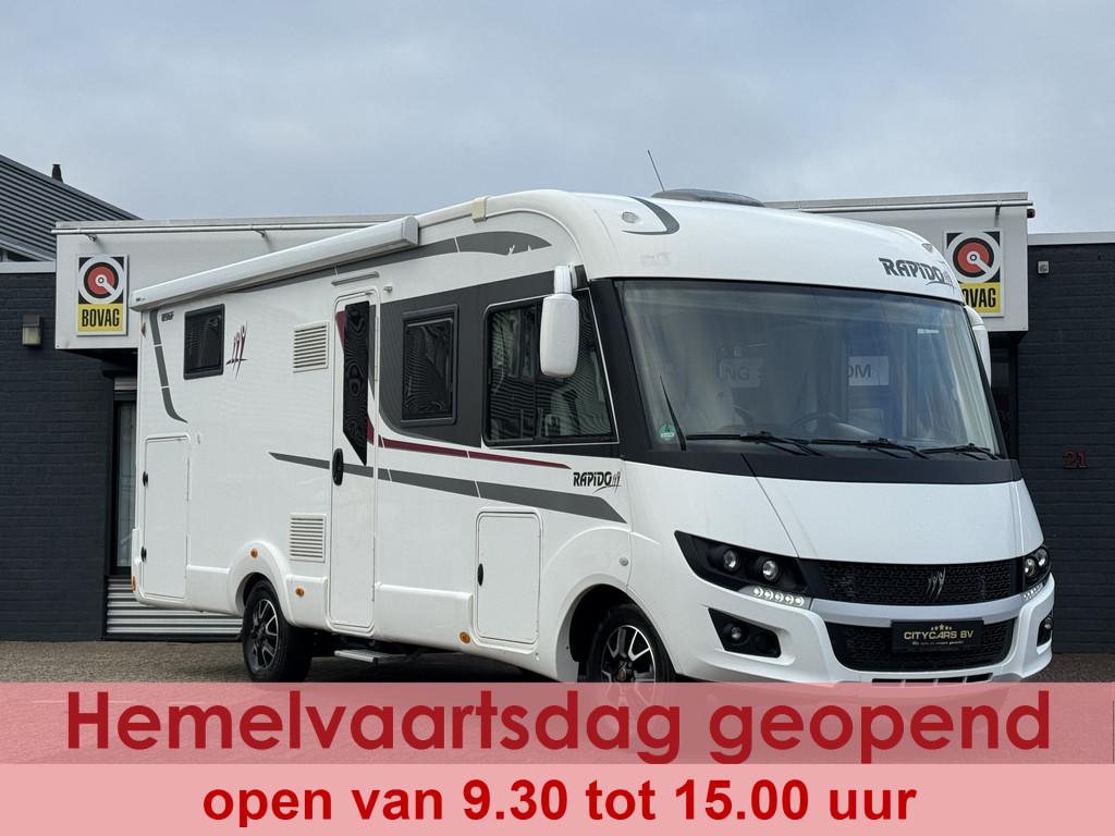RAPIDO 896 F 160 PK face to face slechts 12.000 dkm Queensbe, Caravans en Kamperen, Integraal, Ringverwarming, Airbags, 7 tot 8 meter