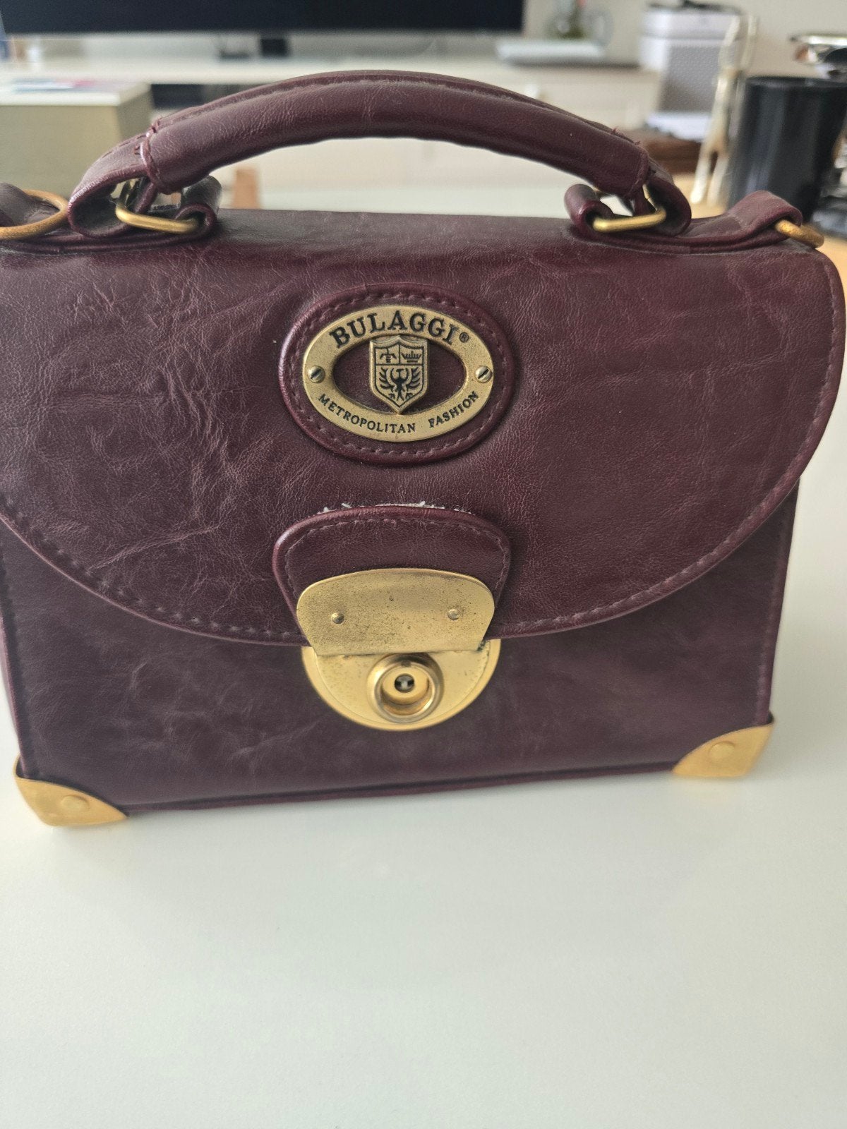 Bulaggi Metropolitan Fashion Handtas - Bordeauxrood, Ophalen of Verzenden, Gebruikt, Overige kleuren, Handtas
