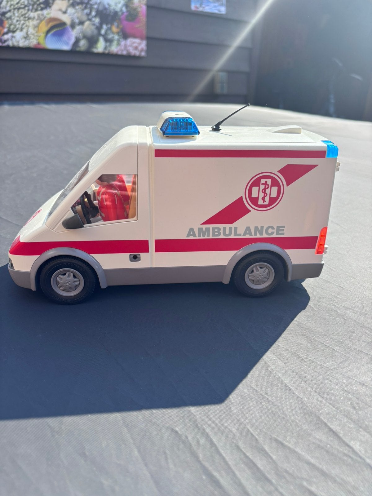 Playmobile ambulance, Ophalen, Gebruikt, Complete set, Voertuig