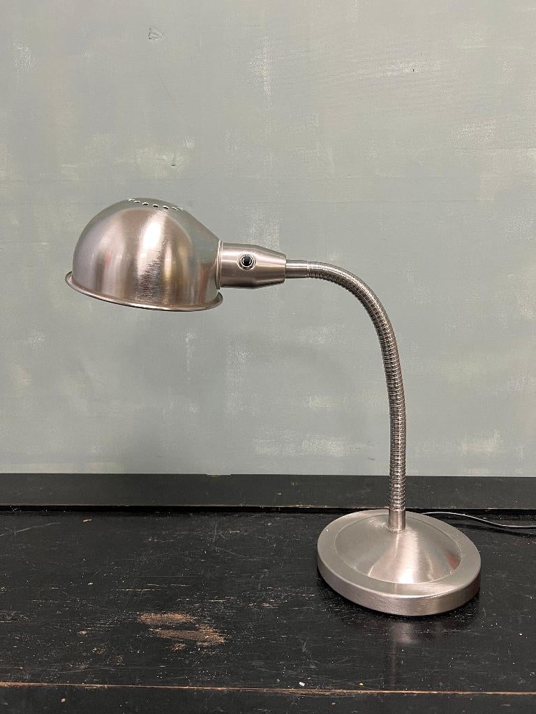 vintage bureaulamp rvs Ikea Format 4 stuks aanwezig, Ophalen, Gebruikt, Vintage, Metaal