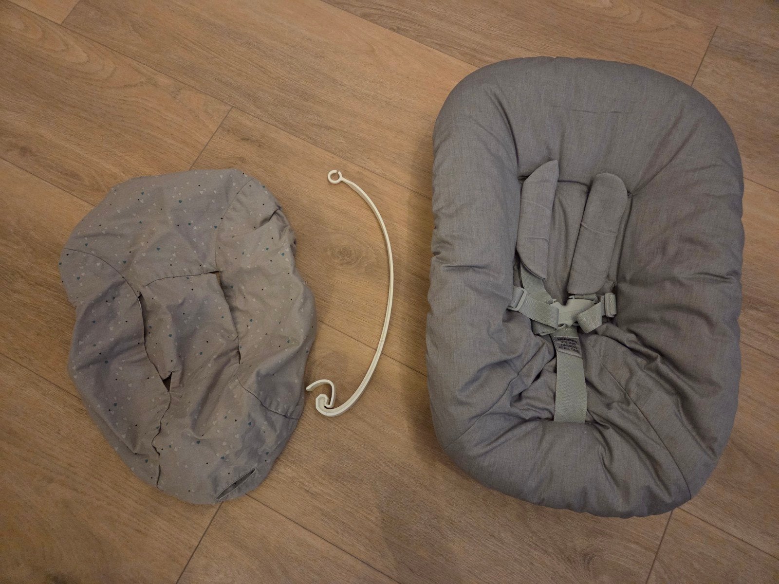 Stokke Tripp Trapp- Newborn Set - Grey - zo goed als nieuw., Ophalen of Verzenden, Zo goed als nieuw, Meegroeistoel