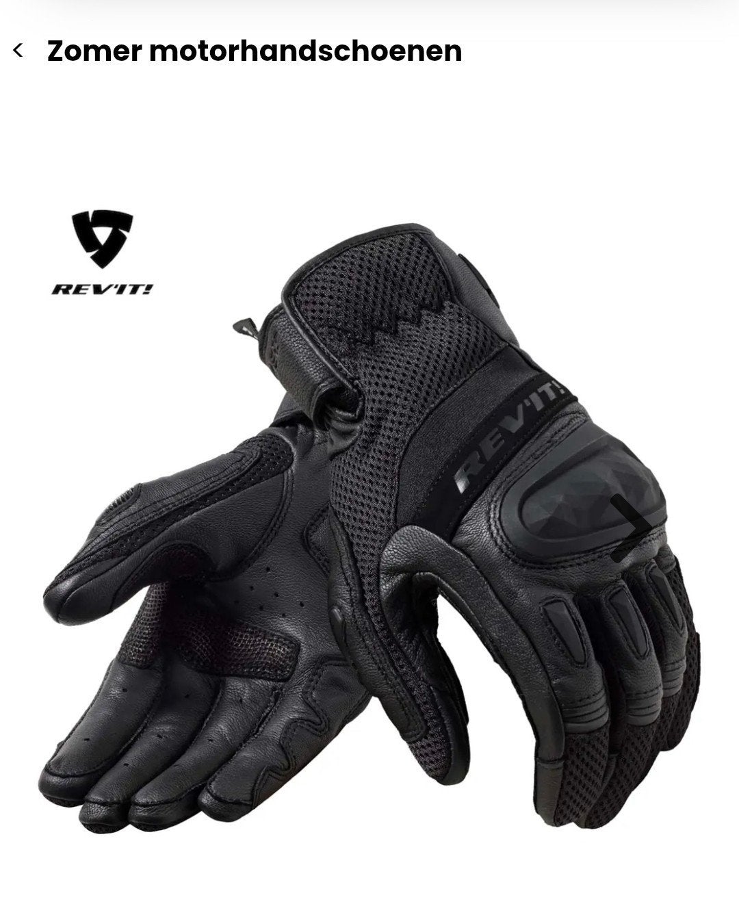 Revit Dirt 4 zomer motorhandschoen, Ophalen of Verzenden, Handschoenen