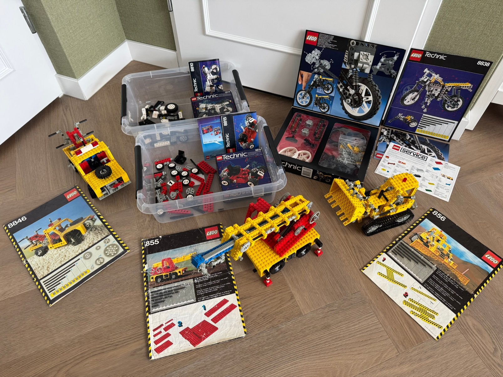 6x Lego Technic Set: 8846, 855, 856, 8838, 8815, 8810, Kinderen en Baby's, Speelgoed | Duplo en Lego, Lego, Ophalen of Verzenden