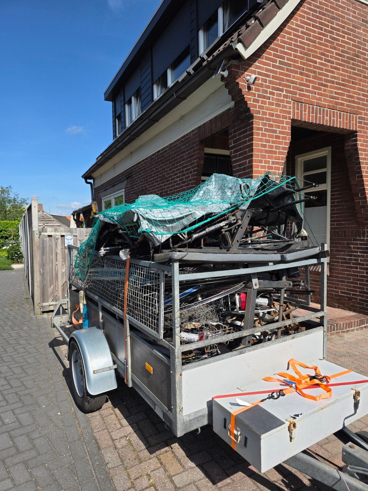 Gratiss oud ijzer ophaal service, Ophalen