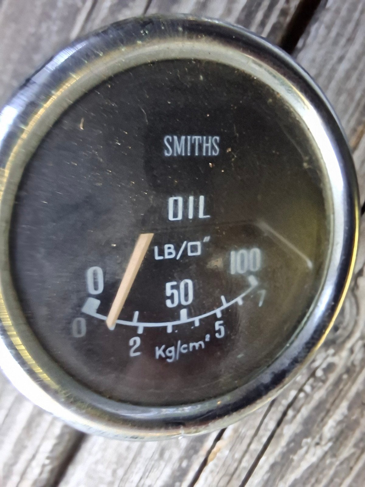 Smiths Oliedrukmeter Norton Commando, Motoren, Onderdelen | Overige, Ophalen of Verzenden, Gebruikt