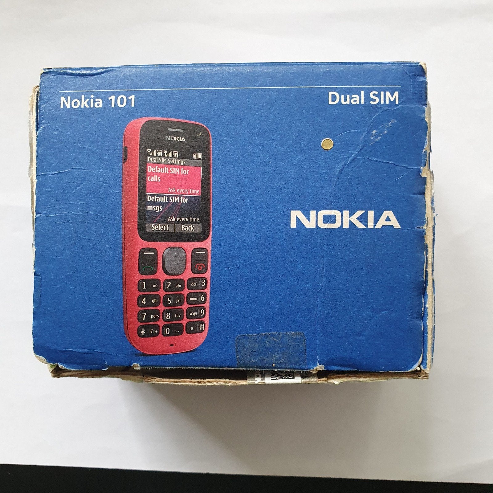 Nokia 101 Zwart in doos met oplader, Gebruikt, Geen camera, Zwart, Fysiek toetsenbord