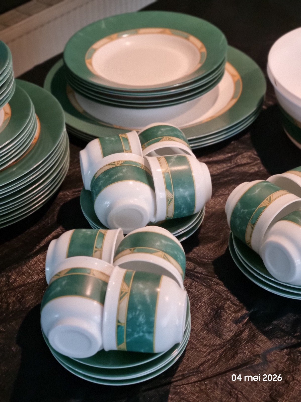 vintage servies, Ophalen