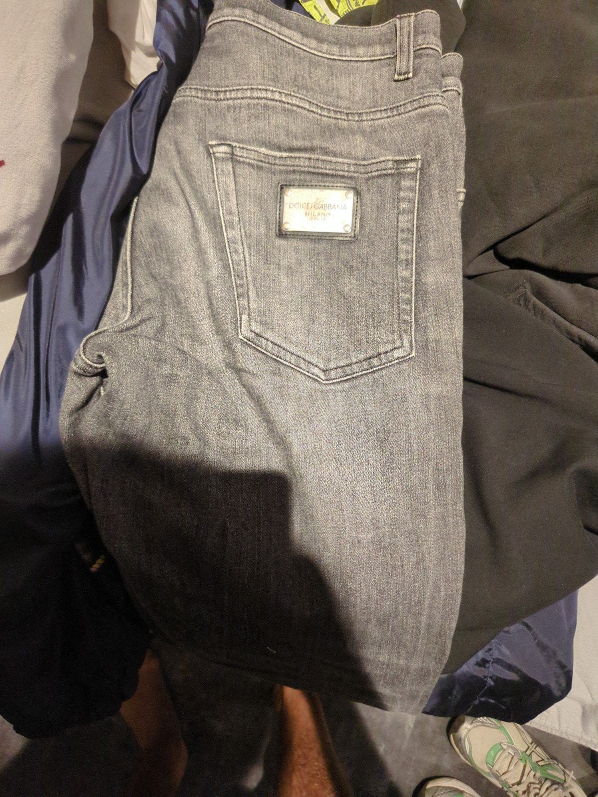 Dolce & Gabbana herenjeans - Grijs - Maat W33-W34, Dolce & Gabbana, Ophalen of Verzenden, W33 - W34 (confectie 48/50), Grijs