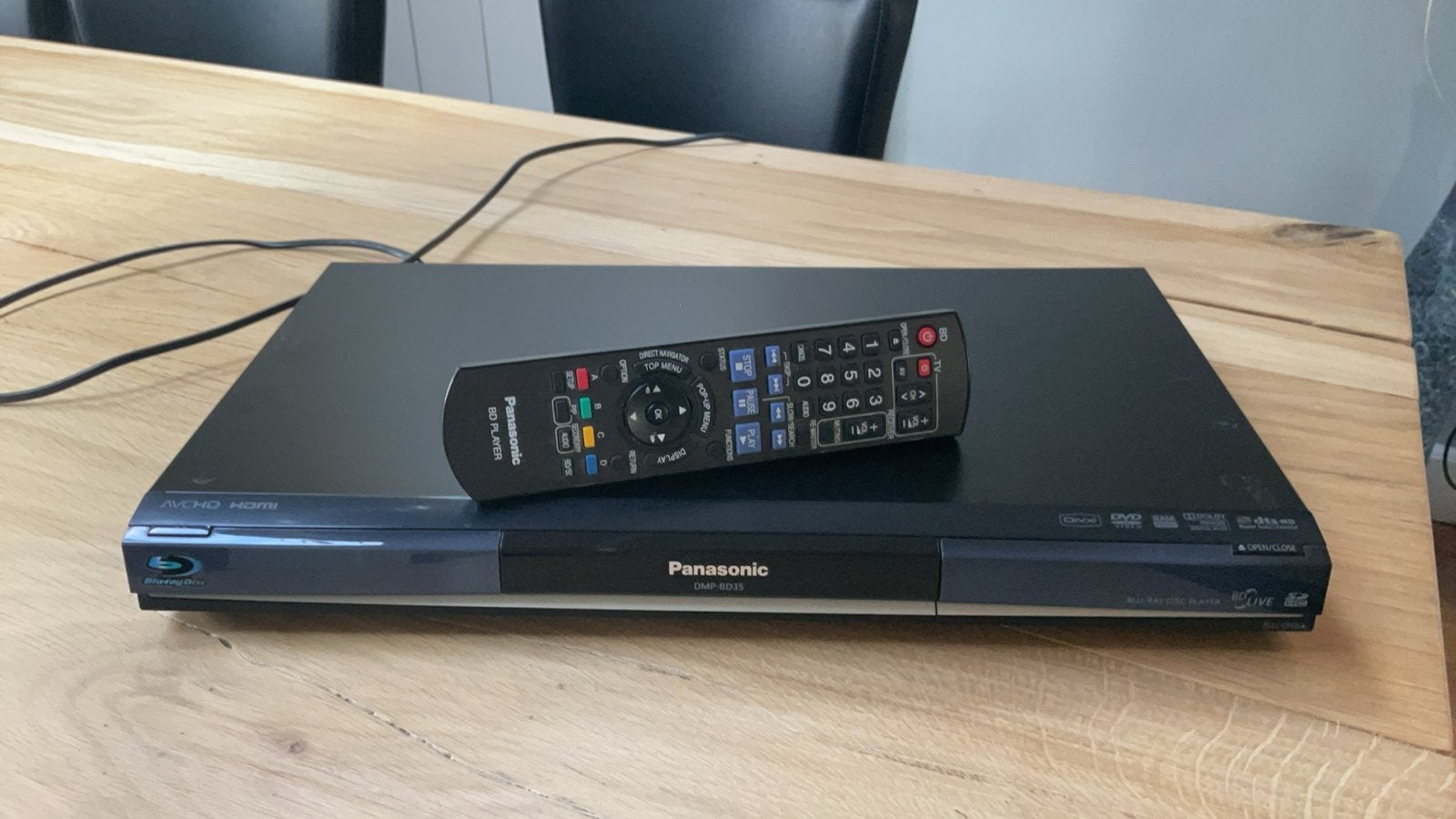 Panasonic DMP-BD35 Blu-ray speler met afstandsbediening, Ophalen, Gebruikt, Film, Blu-ray