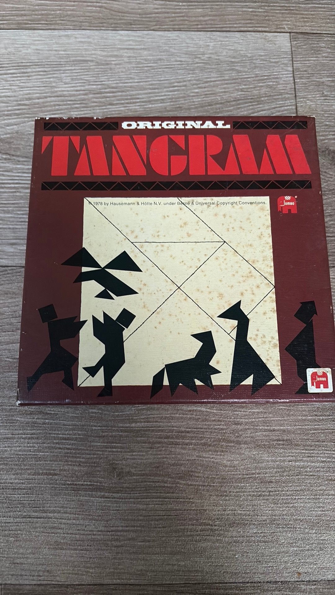 TANGRAM MET WITTE VORMEN, Ophalen of Verzenden, Zo goed als nieuw