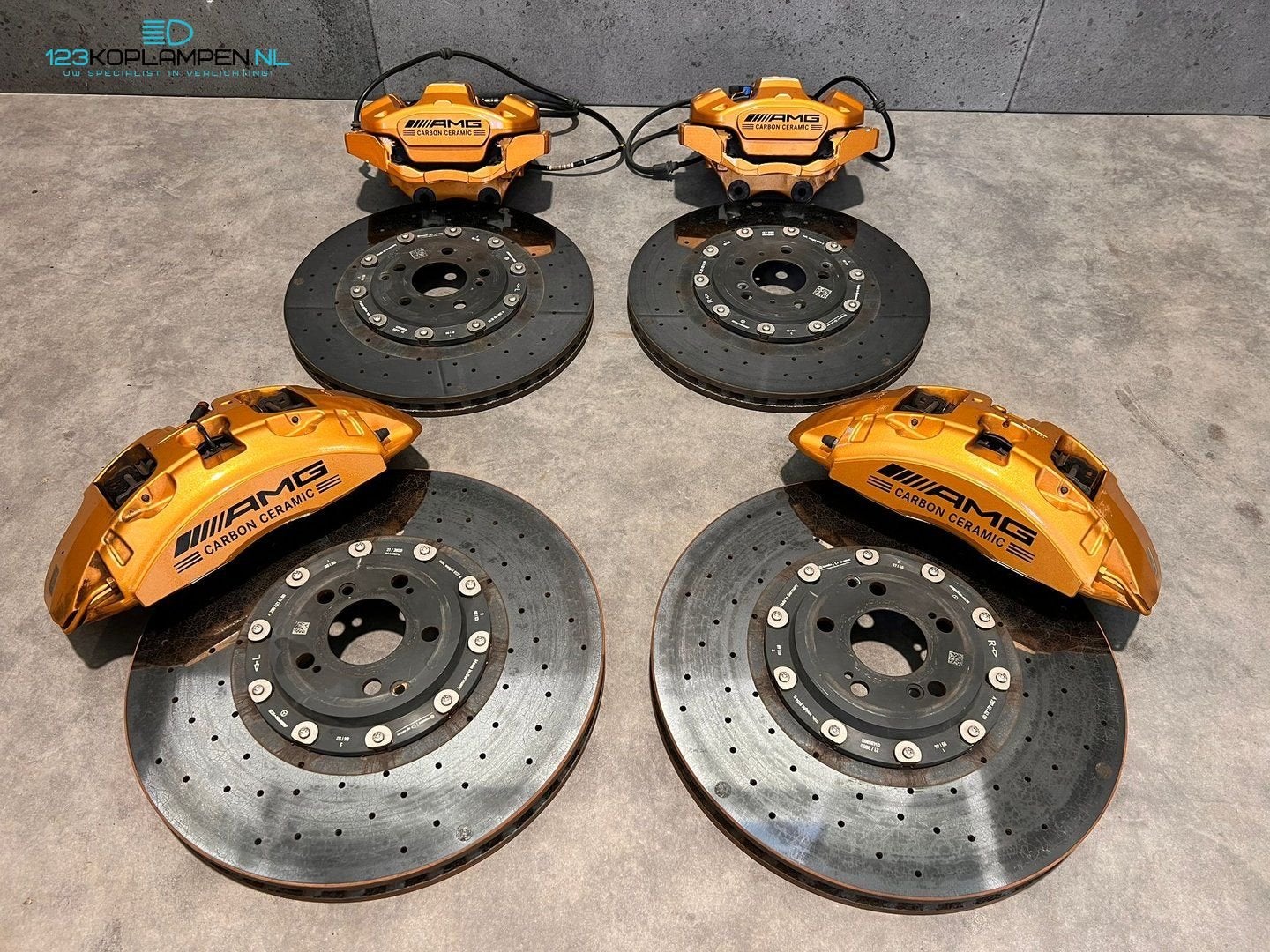 Mercedes AMG Keramische Remmen set E63 S63 W290 W213 W222, Auto-onderdelen, Gebruikt, -, Ophalen of Verzenden, -