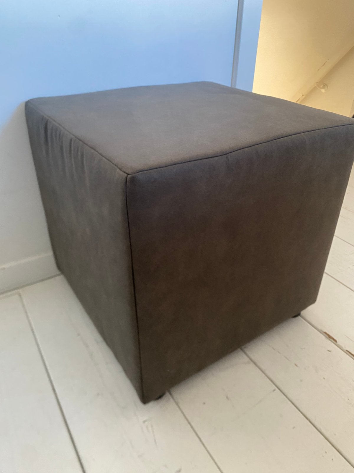 Poef, Ophalen, Zo goed als nieuw, Vierkant, Minder dan 50 cm