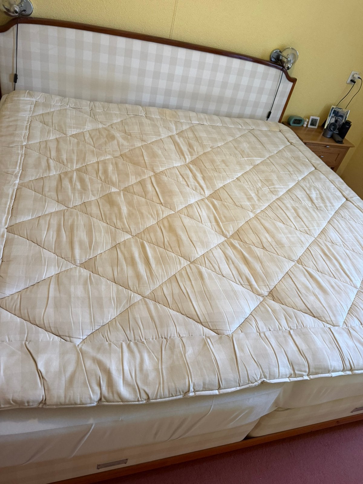 Topper Hästens 210x210 type 2000, Huis en Inrichting, Ophalen, 210 cm, Tweepersoons, Overige maten