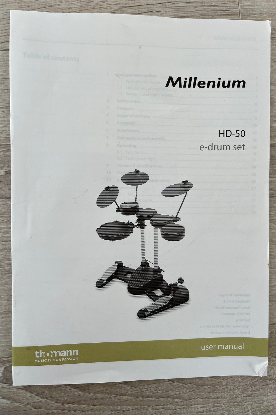 Foto 14 van Millenium HD-50 compact E-drum set