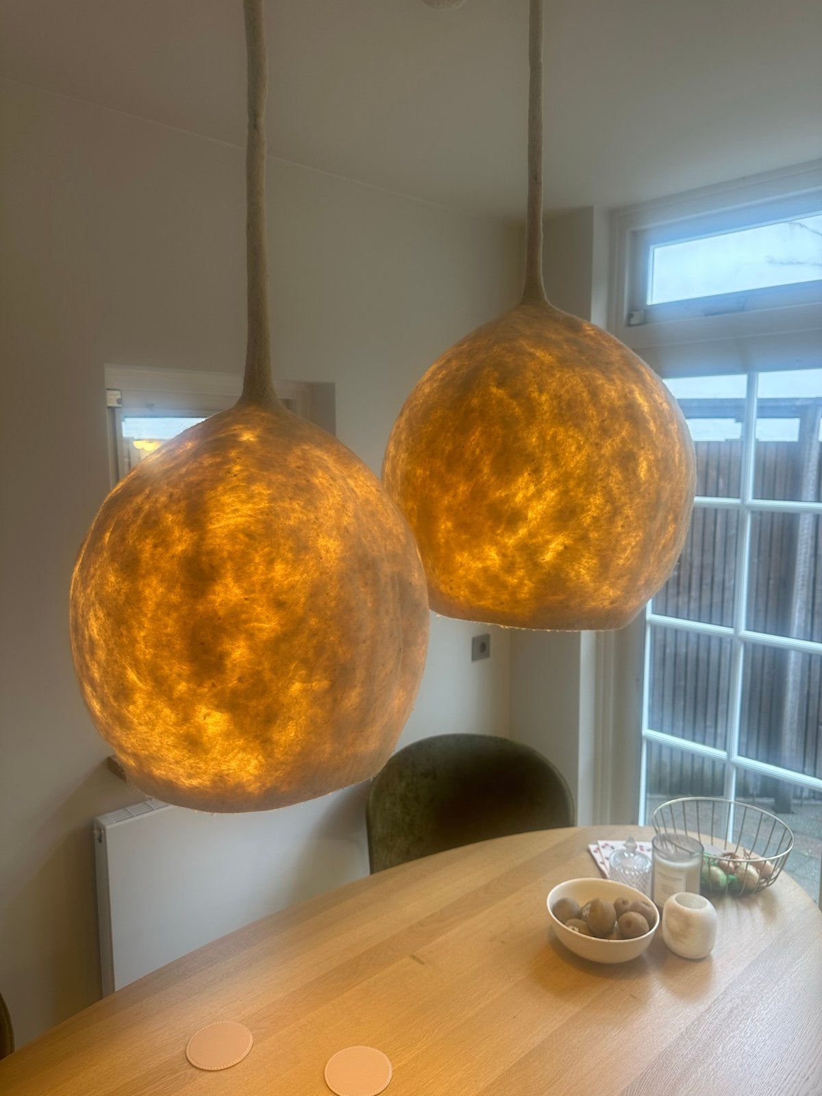 Wollen Hanglamp - Zacht Licht & Gezellige Sfeer