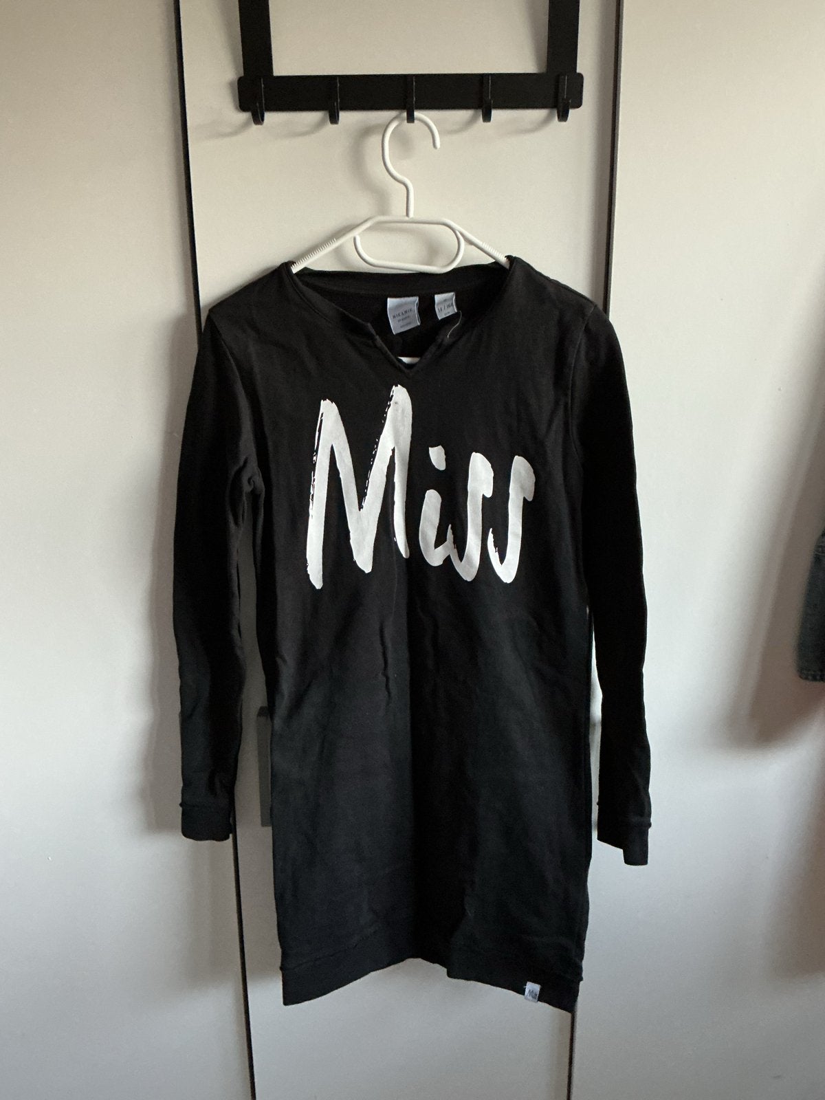 NIK&NIK Jurk 'Miss' Zwart Maat 14/164, Ophalen of Verzenden, Gebruikt, Meisje, Jurk of Rok