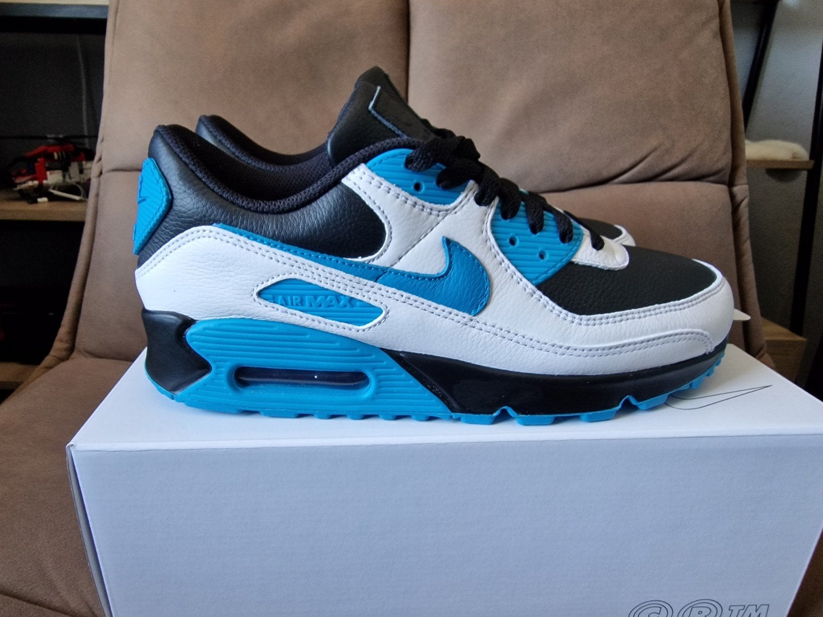 Nike air max 90 maat 41 nieuw in doos, Blauw, Sportschoenen, Ophalen of Verzenden, Nieuw