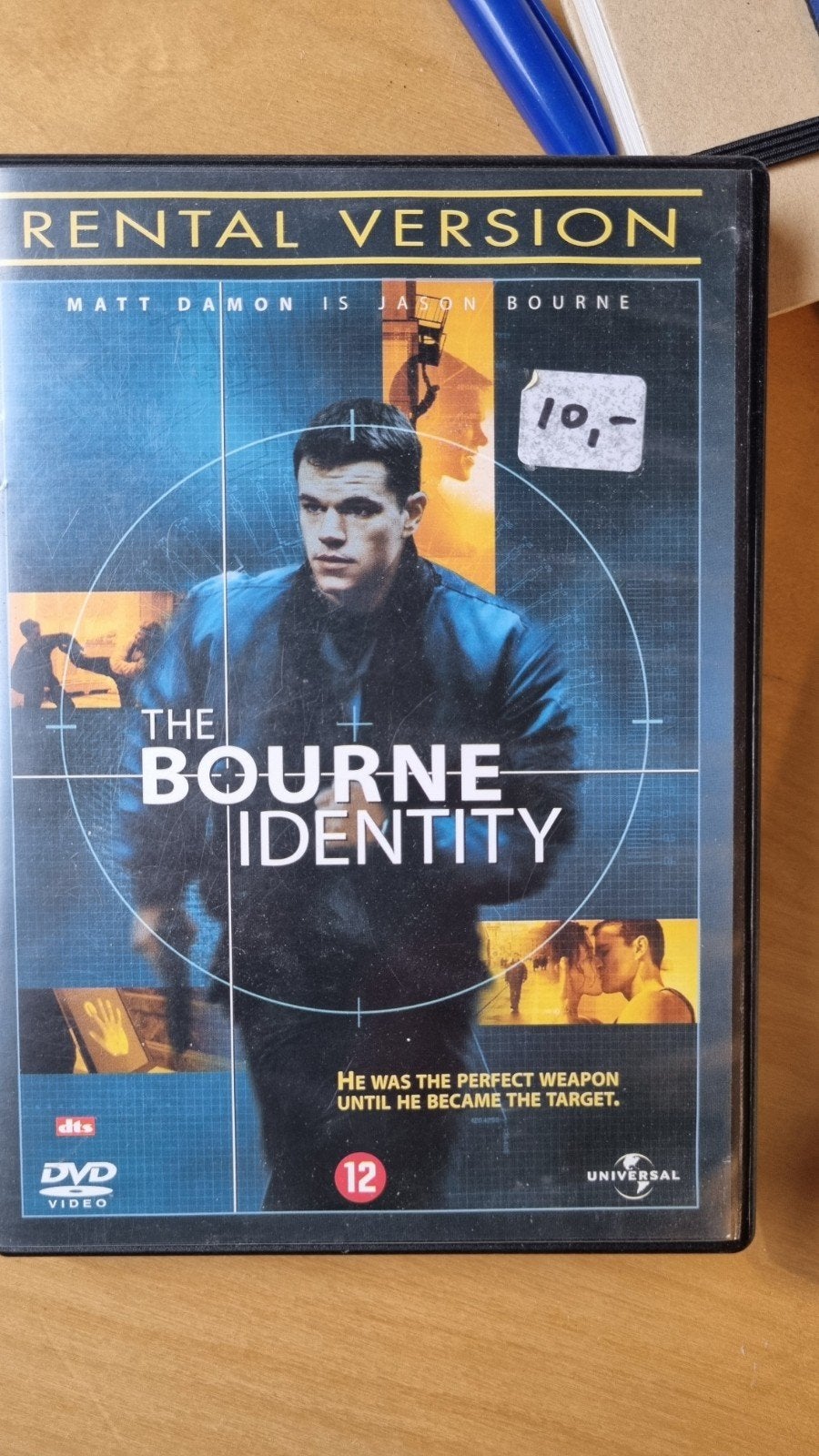 The Bourne Identity DVD - Actiethriller met Matt Damon, Gebruikt, Actiethriller, Ophalen of Verzenden, Vanaf 12 jaar