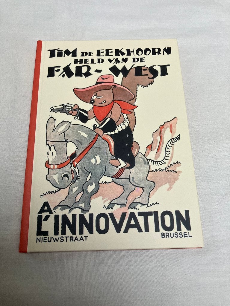 Hergé Tim de Eekhoorn (naar uitgave L'Innovation) 1931–2024, Eén stripboek, Nieuw, Ophalen of Verzenden, Hergé
