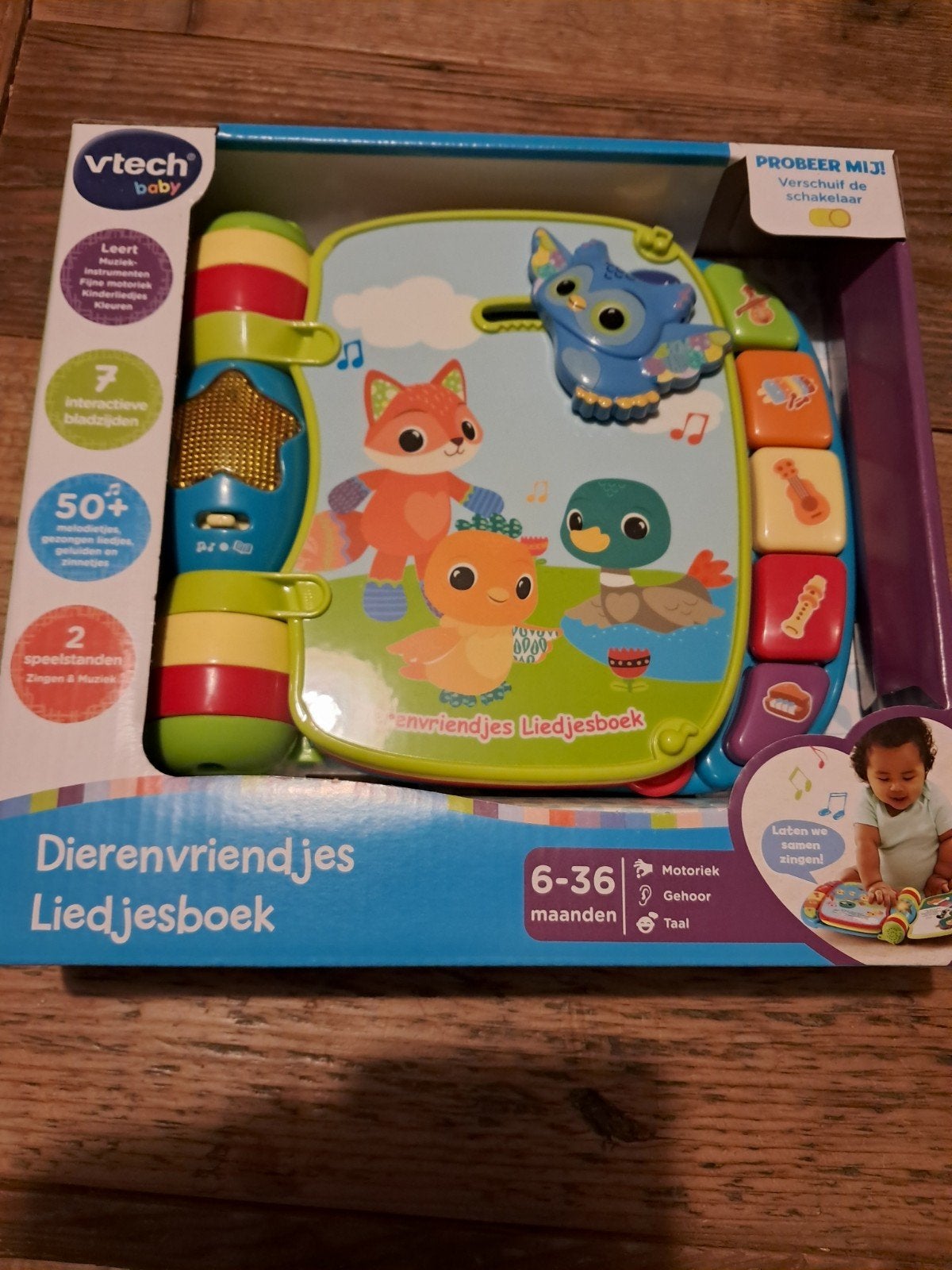 Vtech Dierenvriendjes liedjesboek, Ophalen of Verzenden, Nieuw, 6 maanden tot 2 jaar