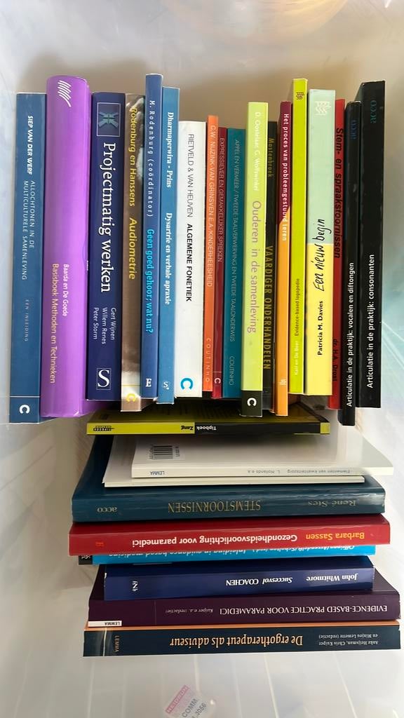 Studieboeken logopedie, Boeken, Ophalen, Zo goed als nieuw