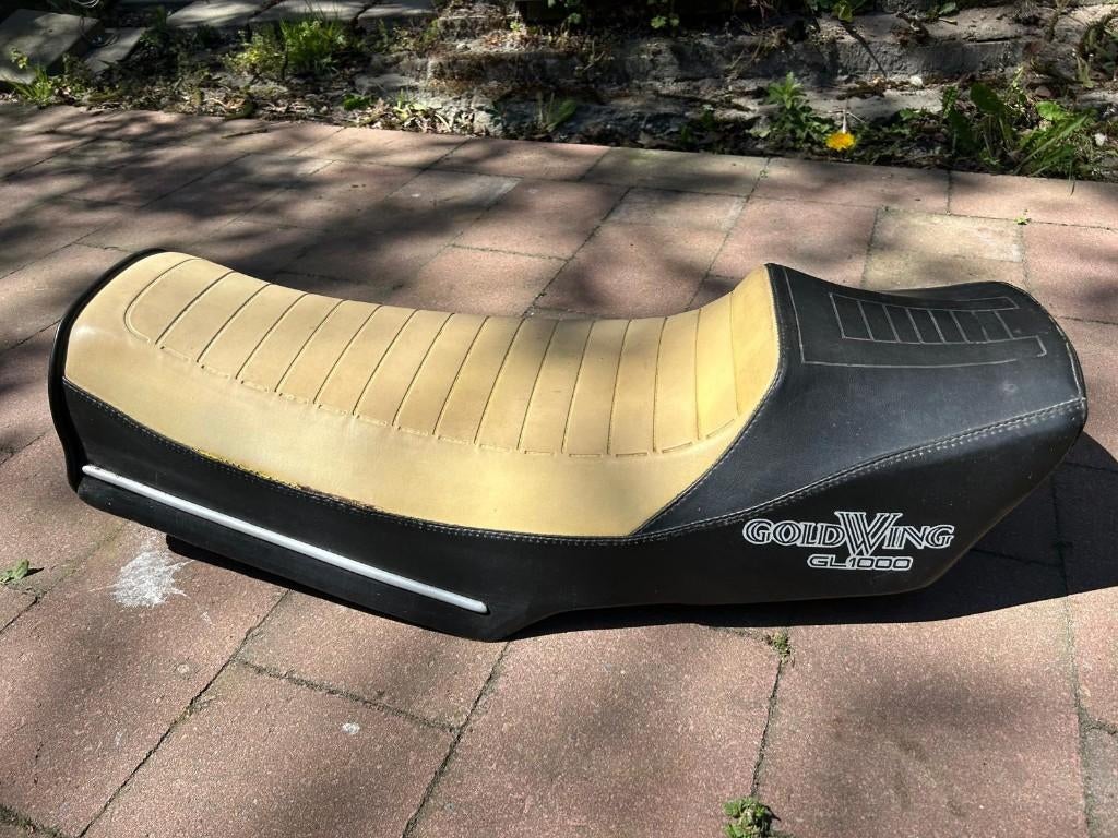 Honda GL1000 zadel Geel (cafe racer style), Ophalen of Verzenden, Gebruikt