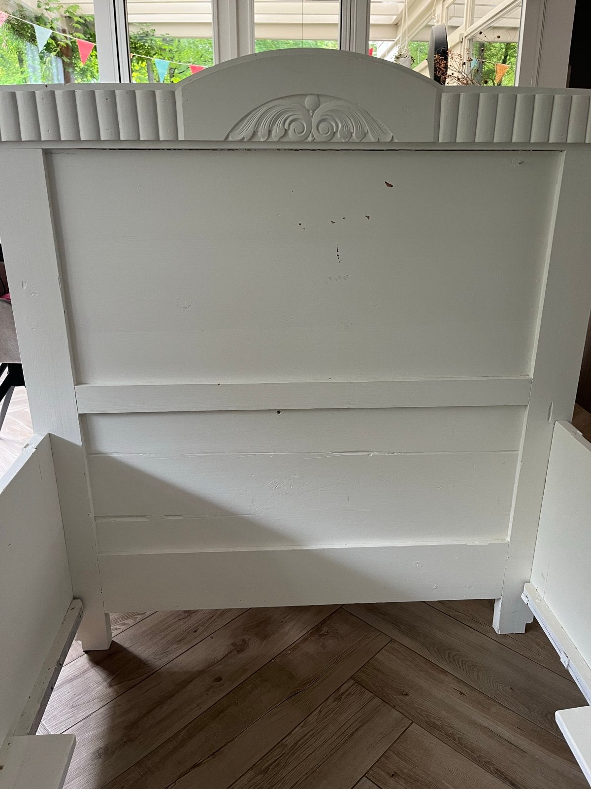 Bed met lattenbodem en matras  - gratis!, Huis en Inrichting, Slaapkamer | Bedden, Ophalen, Gebruikt, 90 cm, Eenpersoons