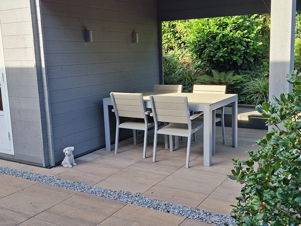 TUINSET TAFEL MET 4 STOELEN, Ophalen, Gebruikt, Tuinset, Eettafel