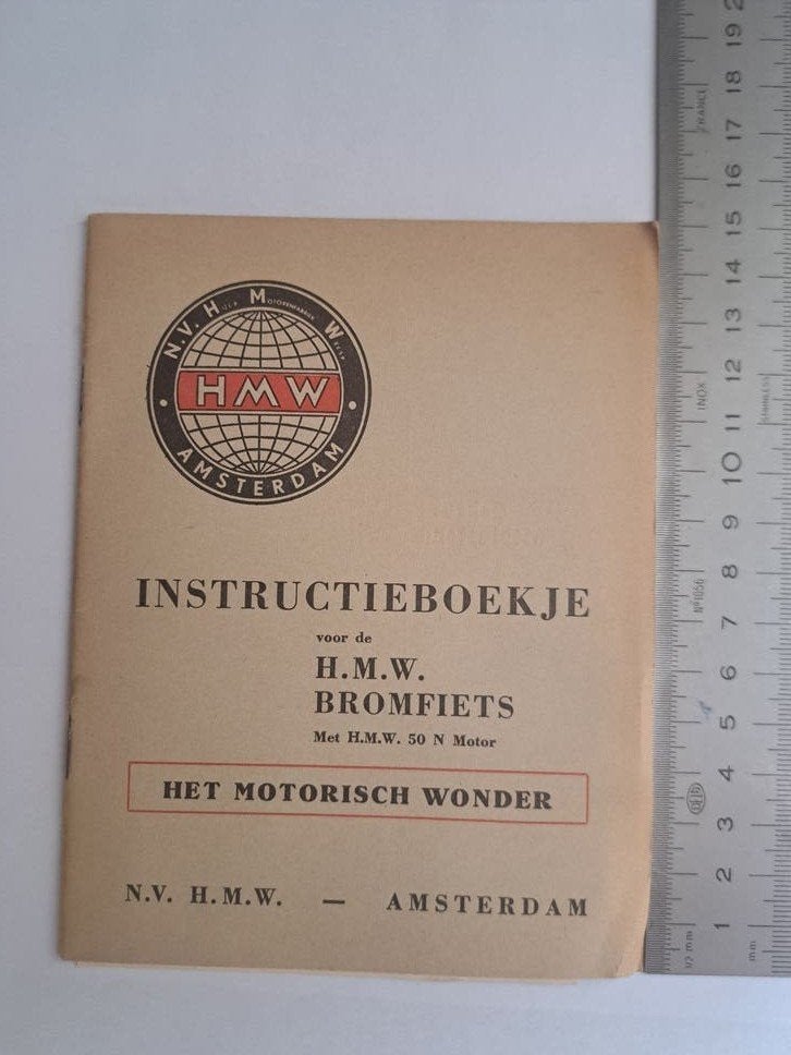 HMW 32 BLZ Bromfiets instructieboekje, Fietsen en Brommers, Ophalen of Verzenden, Gebruikt