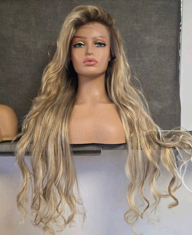 lace wig echt haar, Ophalen of Verzenden, Nieuw, Pruik of Haarverlenging