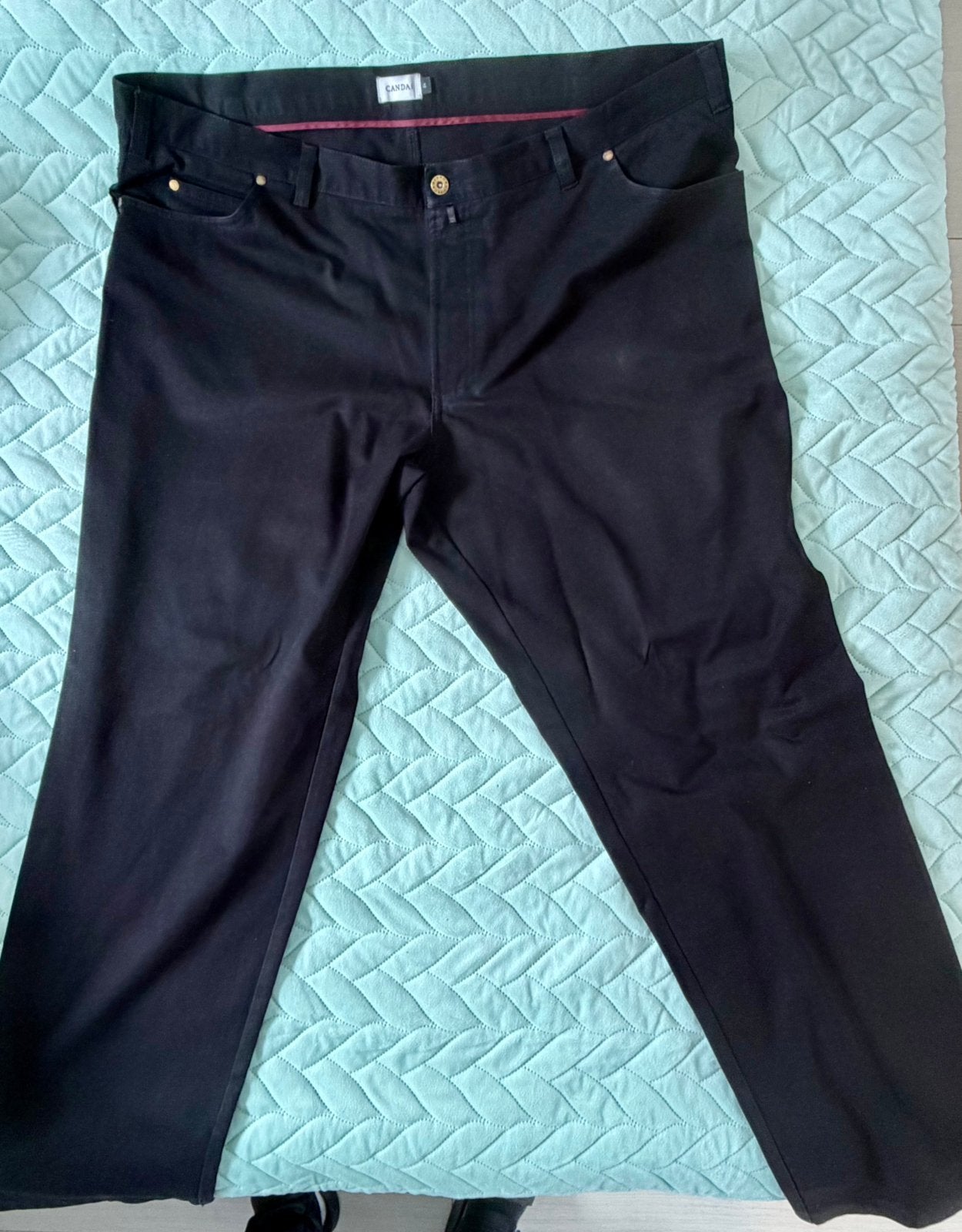 C&A Canda stretch pantalon kleur zwart maat 64, Ophalen of Verzenden, Zo goed als nieuw, Overige maten, Zwart