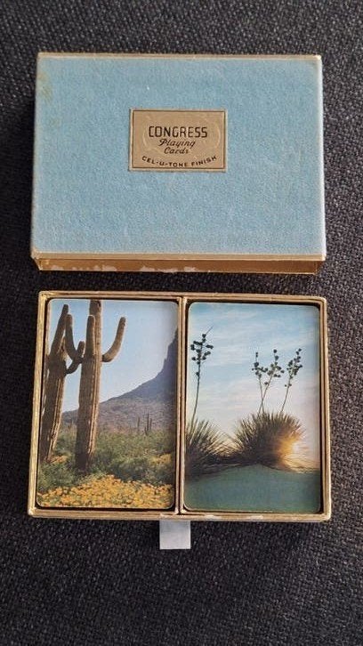 Bridgeset Congress U.S.A., Ophalen of Verzenden, Gebruikt, Speelkaart(en)