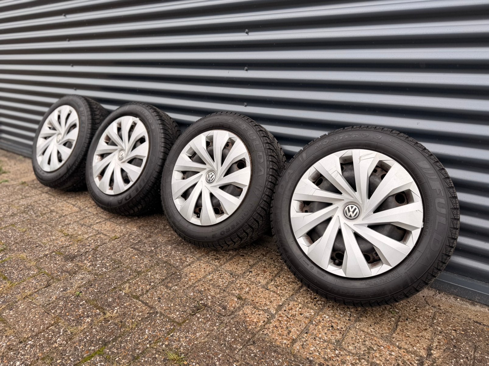 OEM VW Polo 15 inch 5x100 6C 6R Ibiza Fabia DOT3525 Winter, Ophalen, Gebruikt, 15 inch, Banden en Velgen