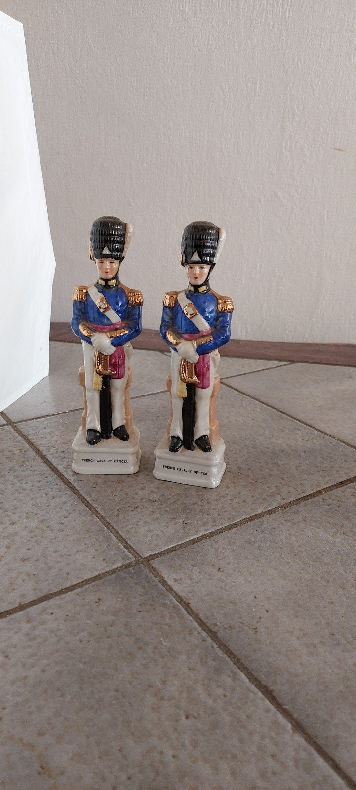 Set van 2 Franse Cavalerie Officier Beeldjes, Ophalen, Gebruikt