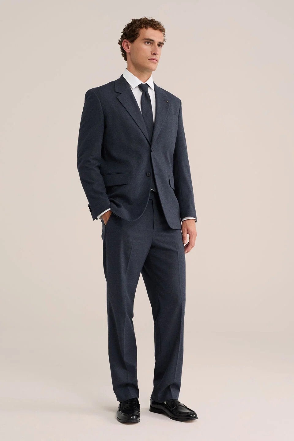 Pak suit blazer colbert en broek maat 54 eenmaal gedragen, Kleding | Heren, Kostuums en Colberts, Maat 52/54 (L), WE, Nieuw, Ophalen of Verzenden