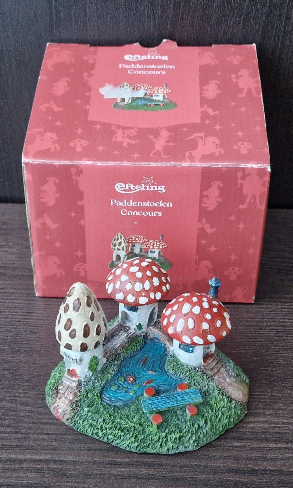 Efteling luville paddenstoelen concours beeldje, Ophalen, Gebruikt, Beeldje of Poppetje
