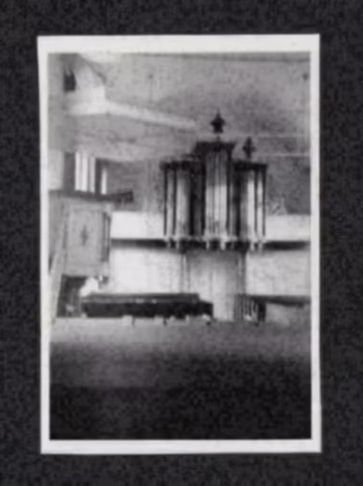 Foto Avereest Kerk Interieur Orgel Preekstoel., Foto, Ophalen of Verzenden, Zo goed als nieuw, 1940 tot 1960