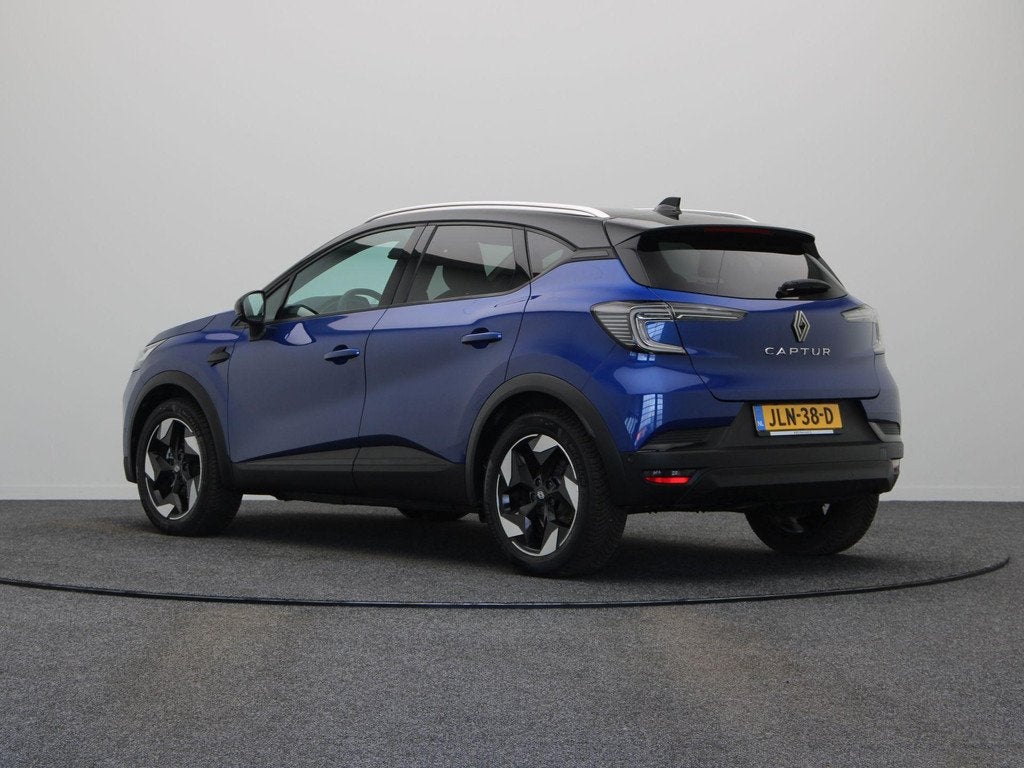 Renault Captur TCe 90pk techno | Harman Kardon | Stoel en st, Gebruikt, Euro 6, Blauw, 3 cilinders