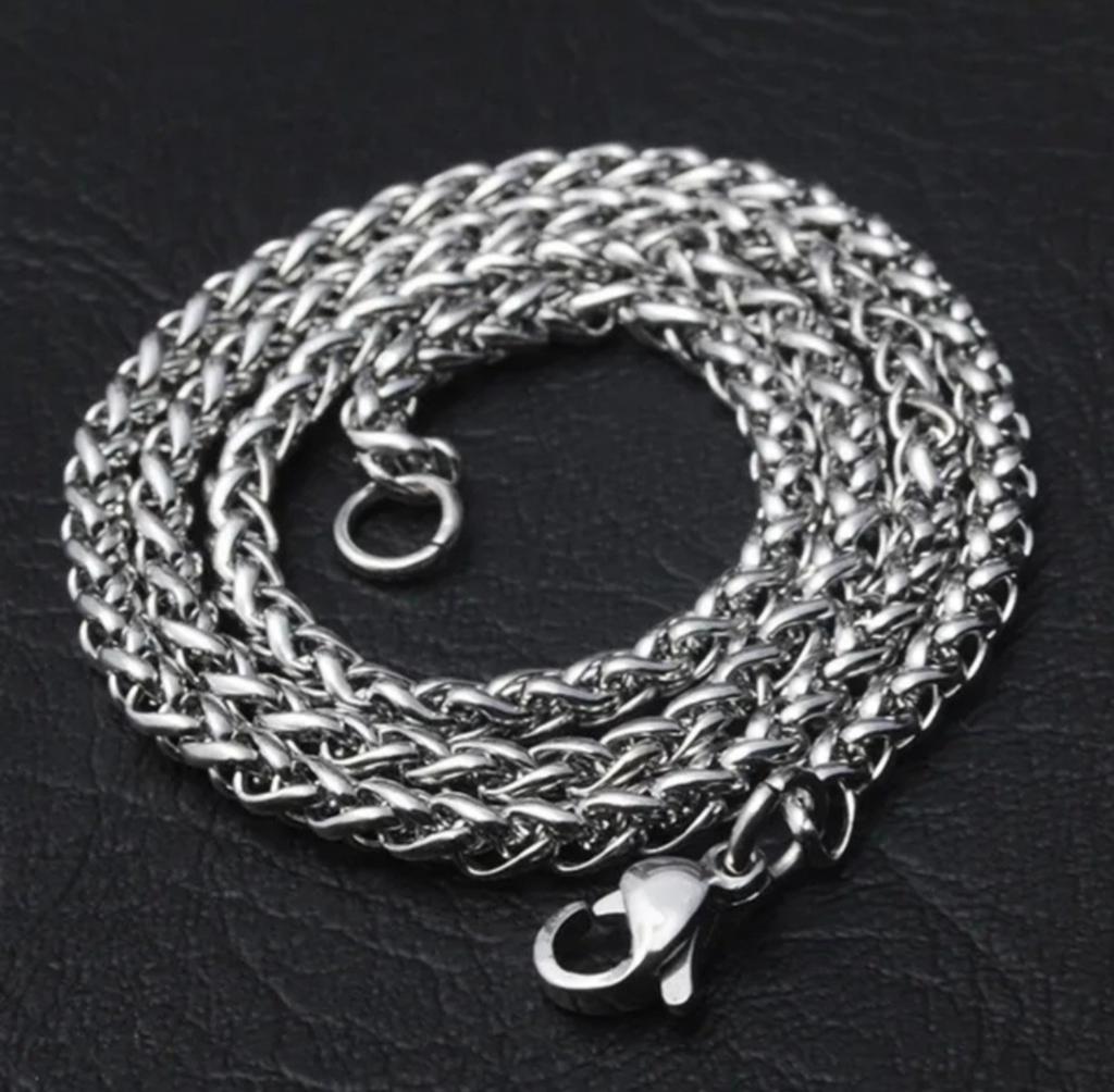 Exclusieve ketting, Sieraden, Tassen en Uiterlijk, Kettingen, Ophalen of Verzenden, Nieuw, Zilver, Overige materialen
