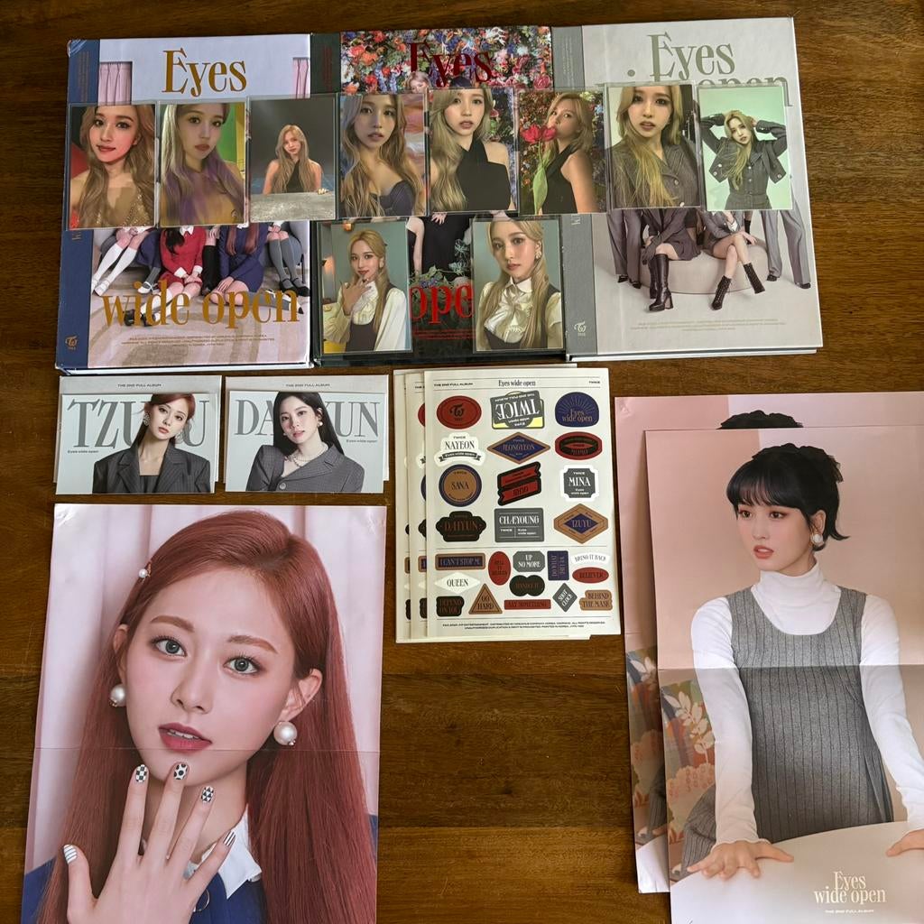 Eyes wide open twice album, Ophalen of Verzenden, Zo goed als nieuw, Overige formaten, Pop